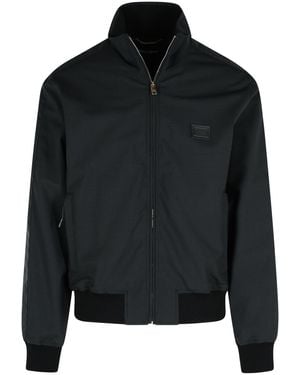 Dolce & Gabbana Black Wool Blend Jacket