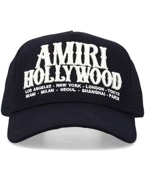Amiri Hollywood Trucker Hat - Blue