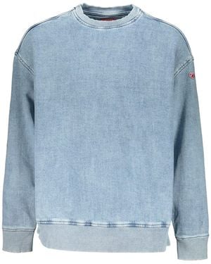 DIESEL Light Denim Sweatshirt - Blue