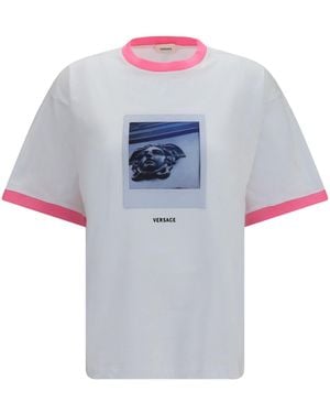 Versace Cotton Jersey T-Shirt T-Shirts - Multicolour