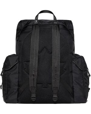 DSquared² Ceresio 9 Logo Ripstop Maxi Backpack Bags Backpacks - Black