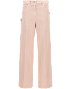 Nude Cargo Pants Cotton - Natural