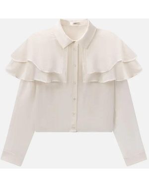 FRAME Frame Crea Blouse — Cream - White