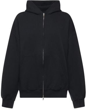 Balenciaga Flipped Uni Zip Sweatshirt - Blue