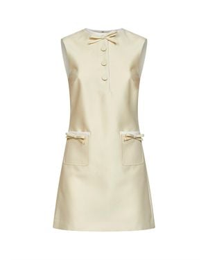 Self-Portrait Short Dresses - Natural