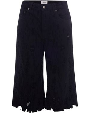Haikure Bermuda Beck Bull Destroy - Blue