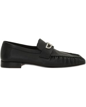 Christian Louboutin Leather Loafers - Black