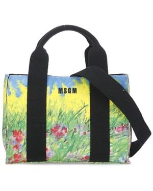 MSGM Micro Tote Bag - Blue
