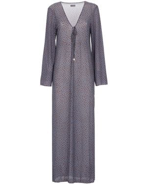 Fisico-cristina Ferrari Polka Dots Dress - Purple
