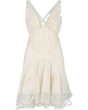 Ermanno Scervino Dresses Cotton - White