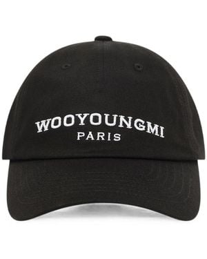 WOOYOUNGMI Embroidered-Logo Ball Cap - Black
