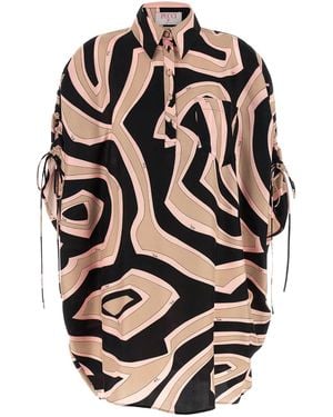 PUCCI 'Short Kaftan' Dress - Black