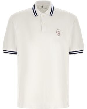 Brunello Cucinelli Cotton Polo Shirt - White