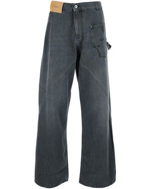 JW Anderson Twisted Workwear Jeans - Blue