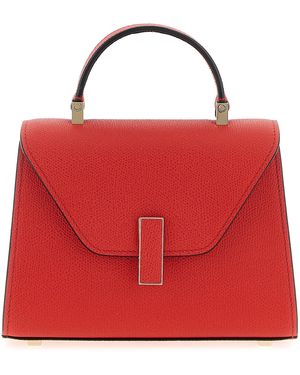 Valextra Micro Iside Crossbody Bag Calfskin Leather (Bos Taurus) - Red