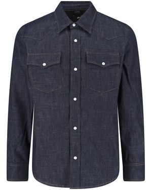 A.P.C. Denim Shirt - Blue