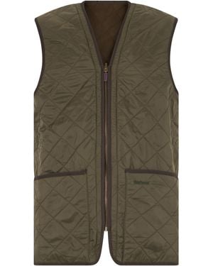 Barbour Quilted Vest Polyamide Waistcoats & Gilets - Green