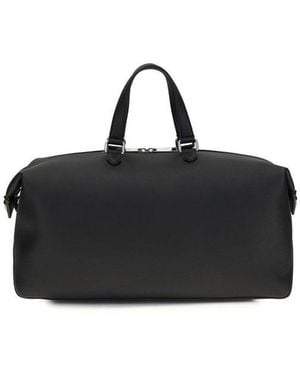 Fendi Black Calf Leather Bos Taurus Luggage And Travel