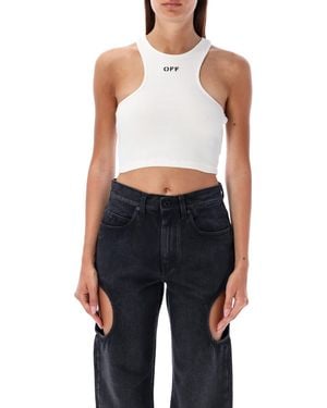 Off-White c/o Virgil Abloh Cropped Top - Blue