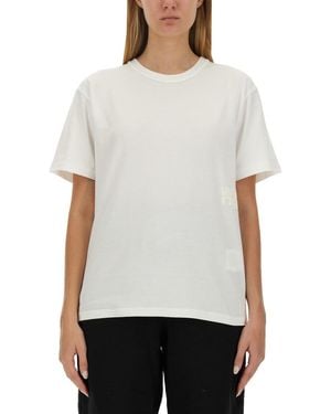 T By Alexander Wang Cotton Crew-Neck T-Shirt - White