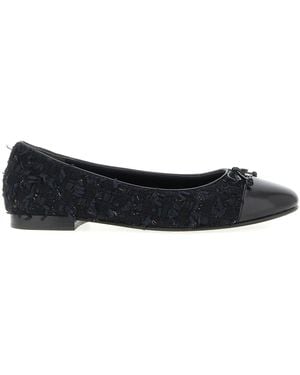 Tory Burch Cap-Toe Ballet Flats - Black