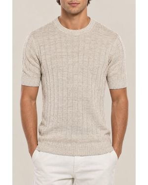 Brunello Cucinelli Jute Linen Cotton Jumper - Natural