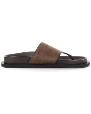 A.Emery Imara Sandals With Shaped Insole And Rubber Sole - Brown