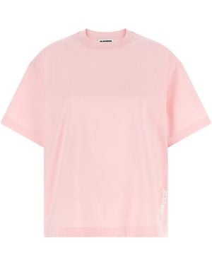 Jil Sander Cotton T-Shirt - Pink