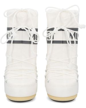 Moon Boot Icon Boots Polyamide Polyvinyl Chloride - White