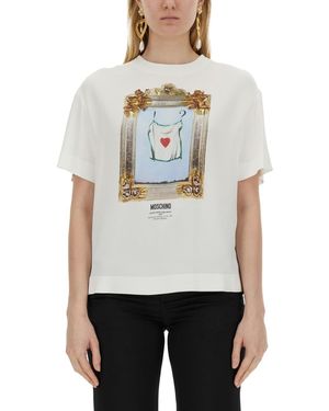 Moschino Tony The Tiger Oversized T-Shirt in Blue | Lyst UK