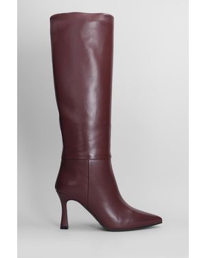 Evaluna High Heels Boots - Brown