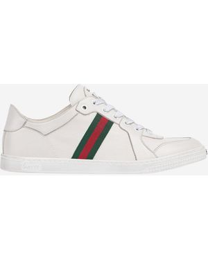 Gucci Leather Sneakers Sneakers - White