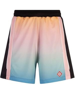 CASABLANCA Gradient Football Shorts - Blue