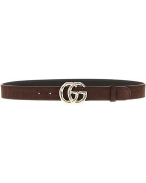 Gucci Marmont Belt - White