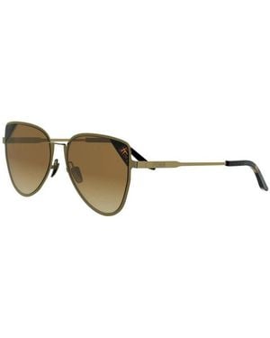 Fendi Sunglasses Aviator Full Rim, Light Frame And Gradient Lens Fe40189U95K - Brown