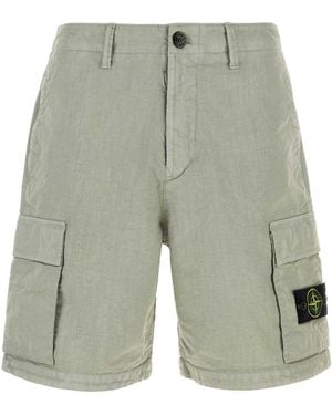 Stone Island Sage Nylon Bermuda Shorts - Green