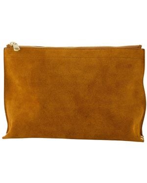 A.P.C. Le Neige Clou Clutch Bag - Brown