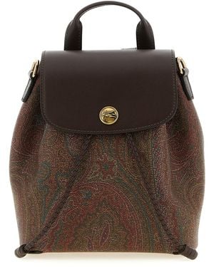 Etro Essential' Small Backpack - Brown