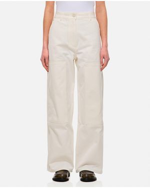 Cecilie Bahnsen Denim Trousers - White