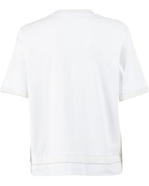 Peserico Blouse Cotton Elastane Shirt - White