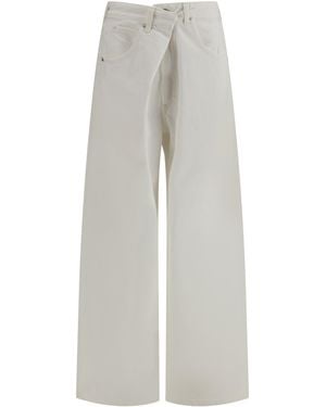 Agolde Vana Fold Jeans Cotton - Grey