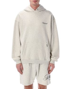 Represent Owners Club Script Hoodie Cotton Rib Sweatshirt - White