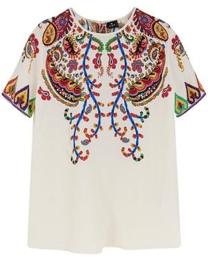 Etro T-Shirts And Polos Seta - White