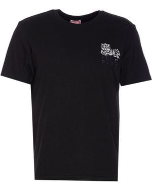 KENZO Gots Happy Tiger T-Shirt - Black