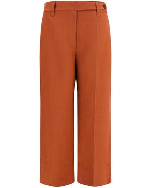 Brunello Cucinelli Cigarette Trousers - Orange