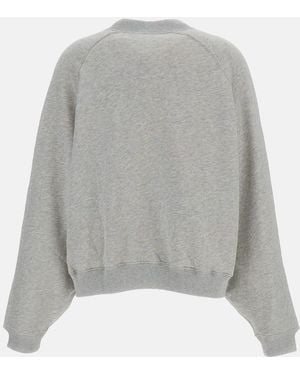 Polo Ralph Lauren Crewneck Jumper With A Print - Grey