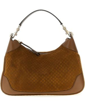 Gucci Calfskin Shoulder Bag - Brown
