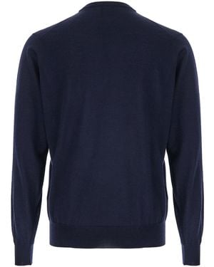 Le Plain Crewneck Jumper - Blue