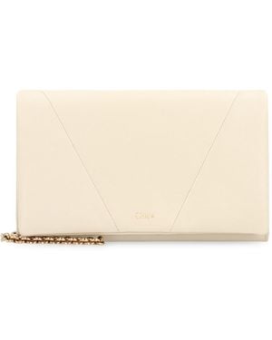 Chloé Wallet On Chain Spin - Natural