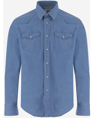 Alessandro Gherardi Shirt West8 Cotton - Blue